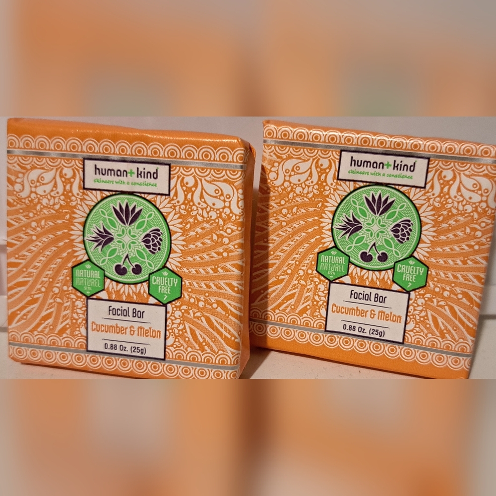 Human+Kind Cucumber & Melon Facial Bar 0.88oz - Set Of 2